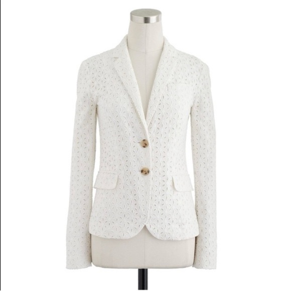 J.Crew Schoolboy Eyelet Blazer - Picture 1 of 5
